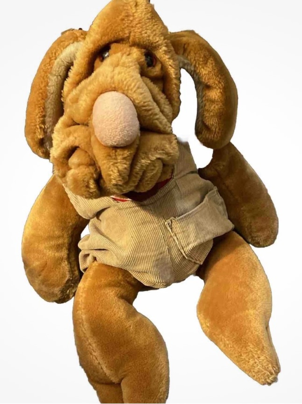 wrinklz  Brown Puppy Stuffed Animal – Classic puppet